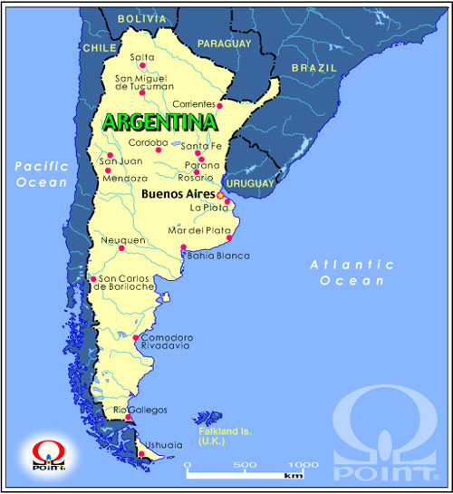 Map of Argentina